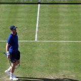 Andy Murray a abandonné sur blessures au Queen's KEYSTONE/EPA/ANDY RAIN